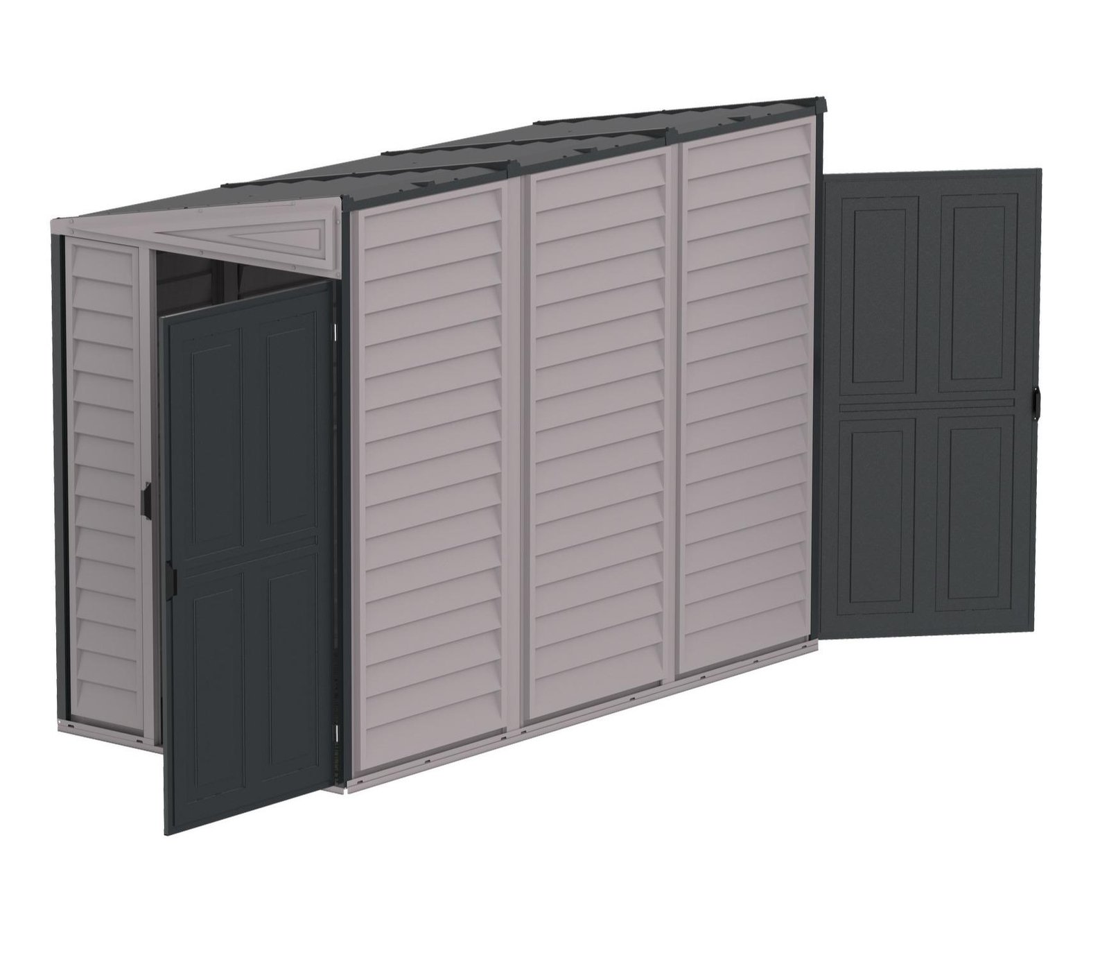 Duramax 4 x 8 ft Lean To Sidemate Plus Plastic Shed - Image 8