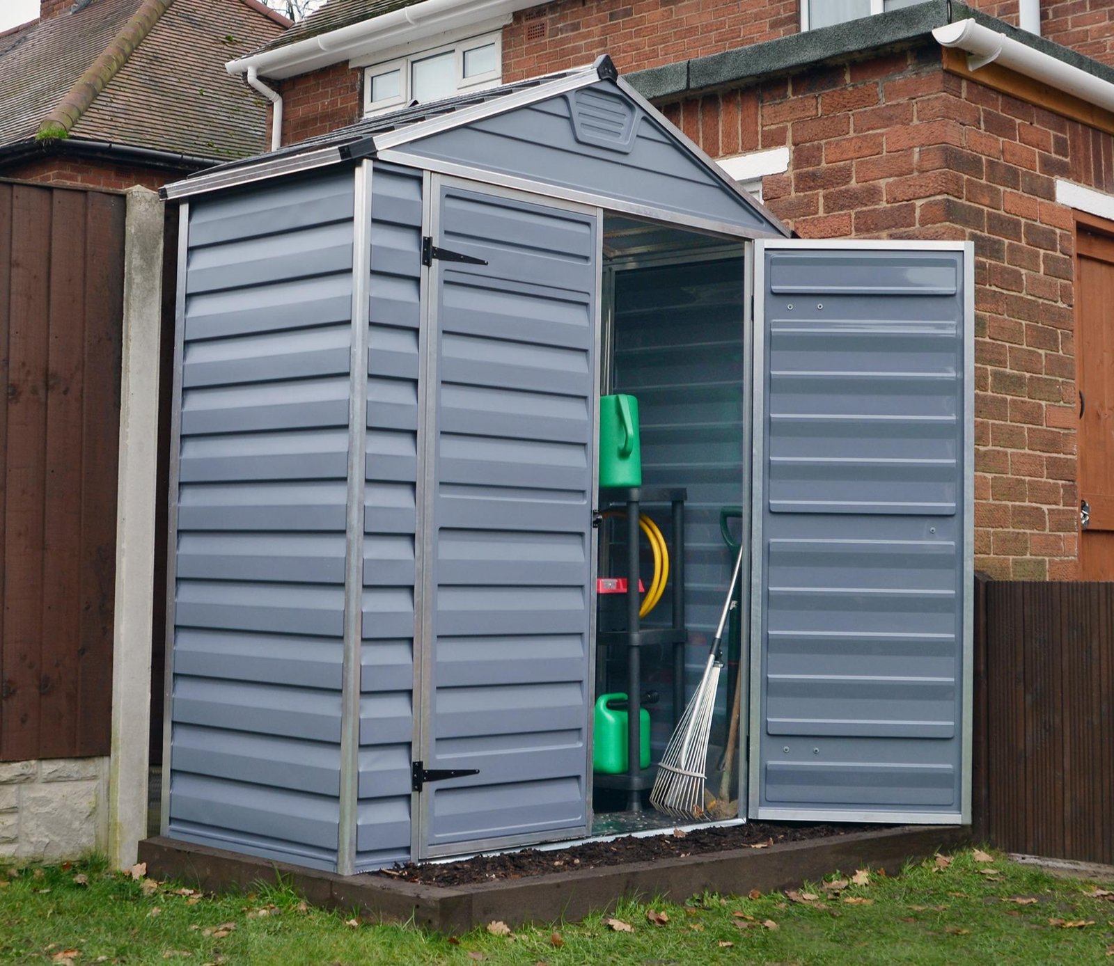 Palram Canopia 6 x 3 ft Skylight Anthracite Polycarbonate Shed - Image 2