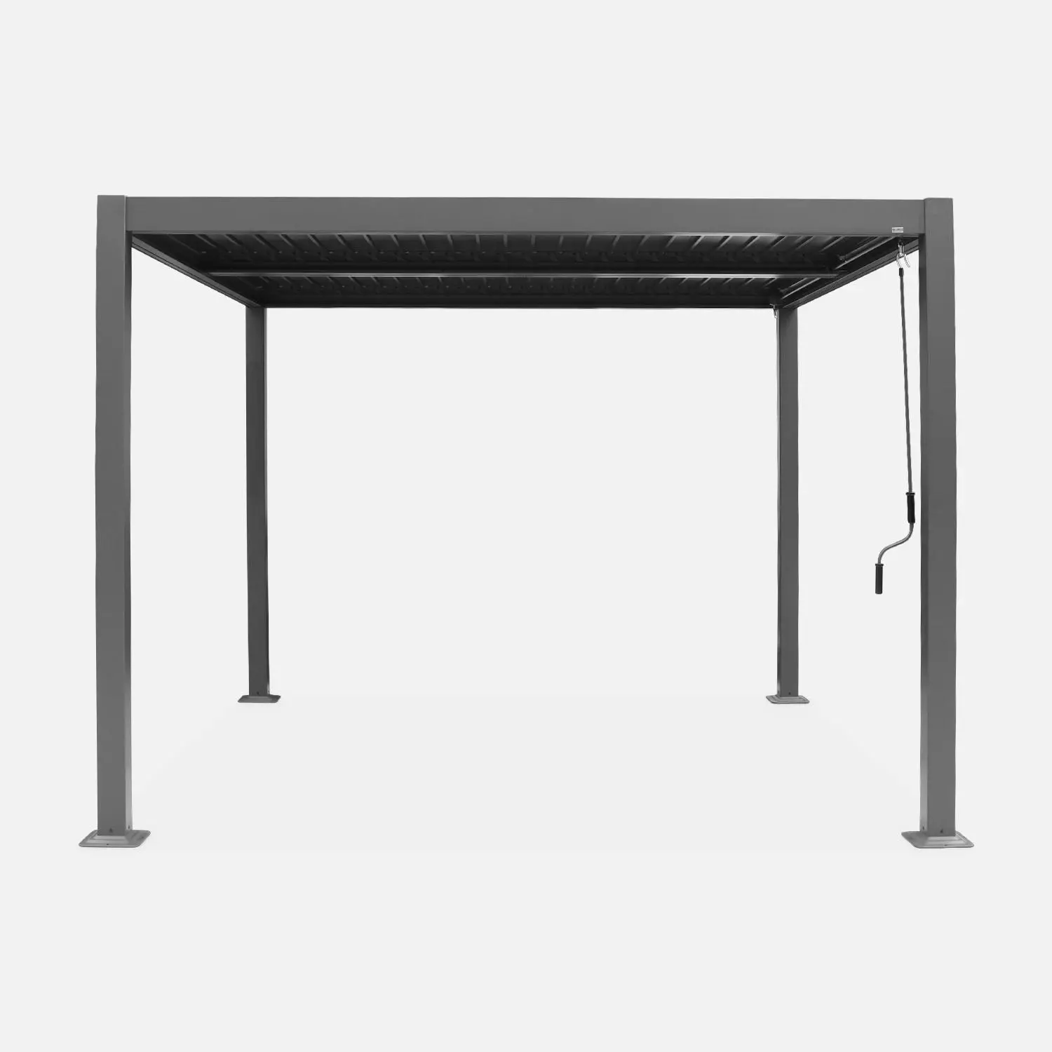 Palace 3x3m Louvered pergola aluminium and steel 3 x 3m - Image 4