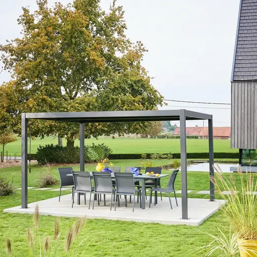 Palace 4x3m Louvered Pergola - Aluminium & Steel - Image 2