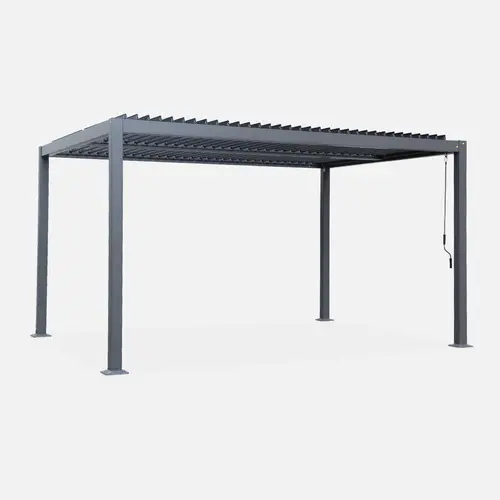 Palace 4x3m Louvered Pergola - Aluminium & Steel - Image 5