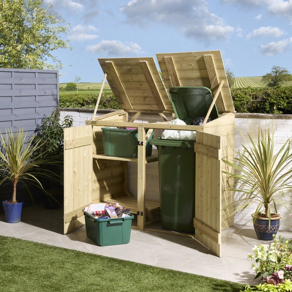 Premier Shiplap Single Bin Store With Box Store - Image 2