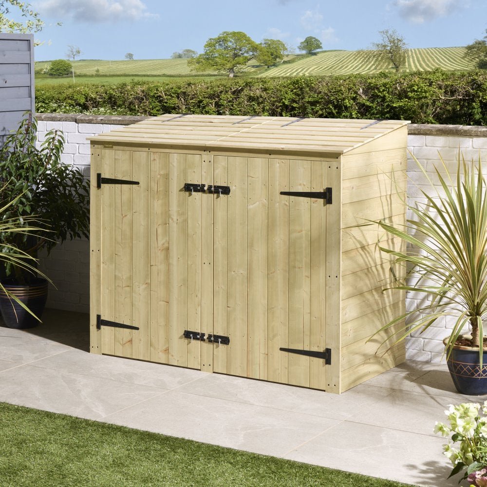 Premier Shiplap Single Bin Store With Box Store - Image 3