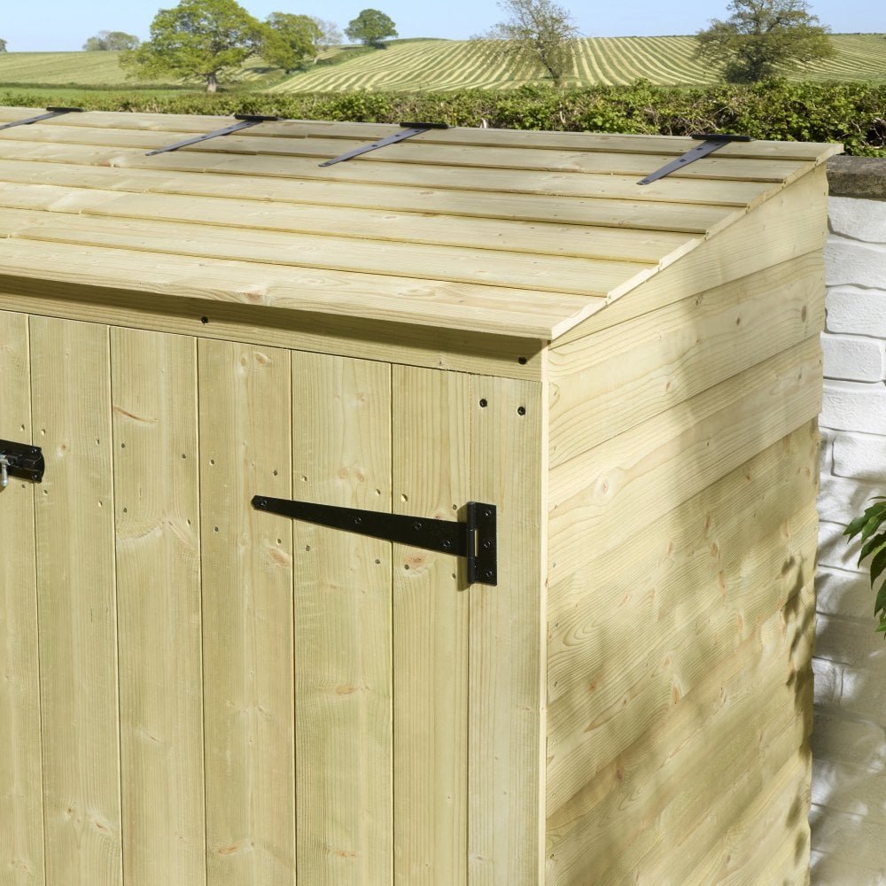 Premier Shiplap Single Bin Store With Box Store - Image 7