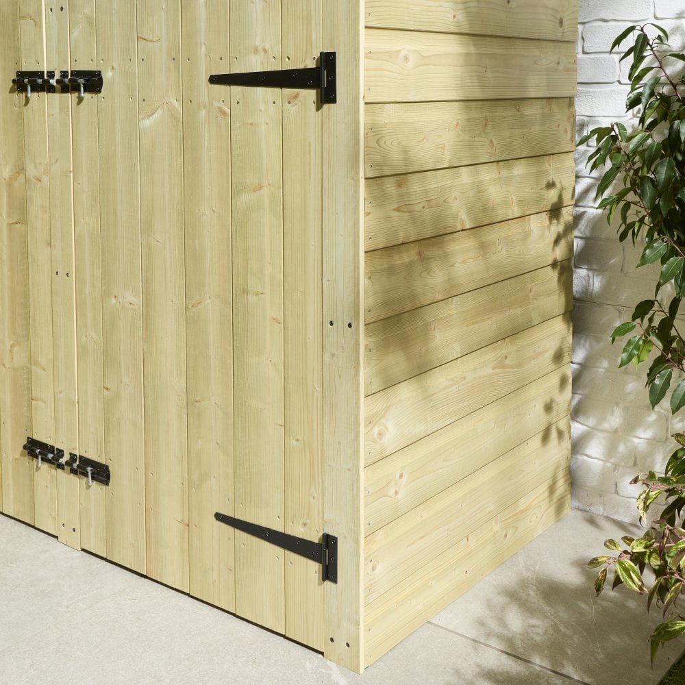 Premier Shiplap Single Bin Store With Box Store - Image 8