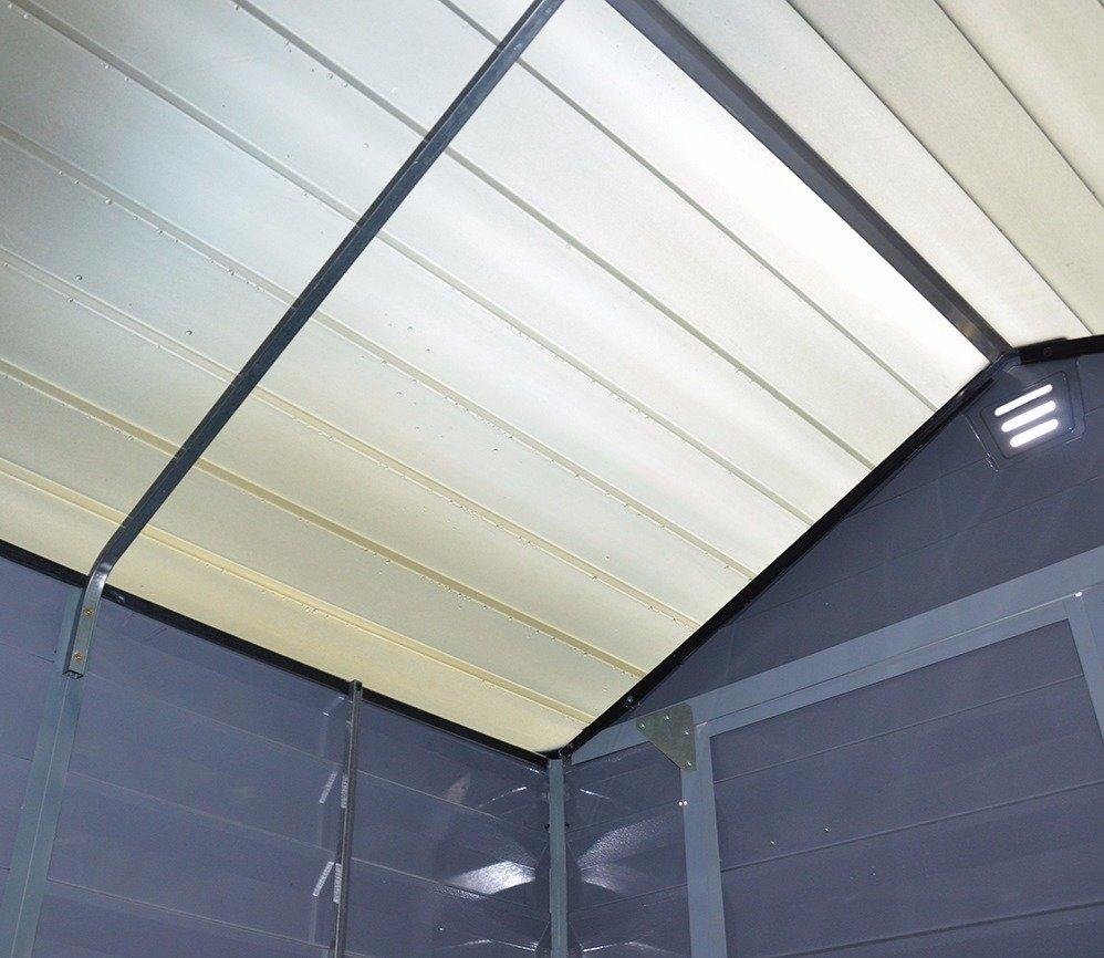 Palram Canopia 6 x 3 ft Skylight Anthracite Polycarbonate Shed - Image 5